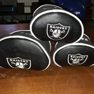 Oakland Raiders Golf Head Covers 1, 3 & X